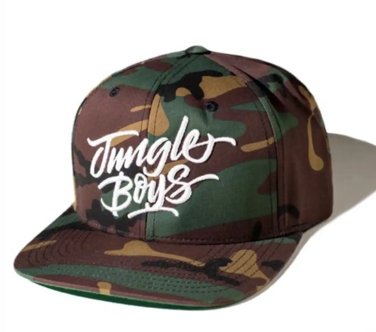 Jungle Boys – STACKED SNAPBACK (CAMO/WHITE)