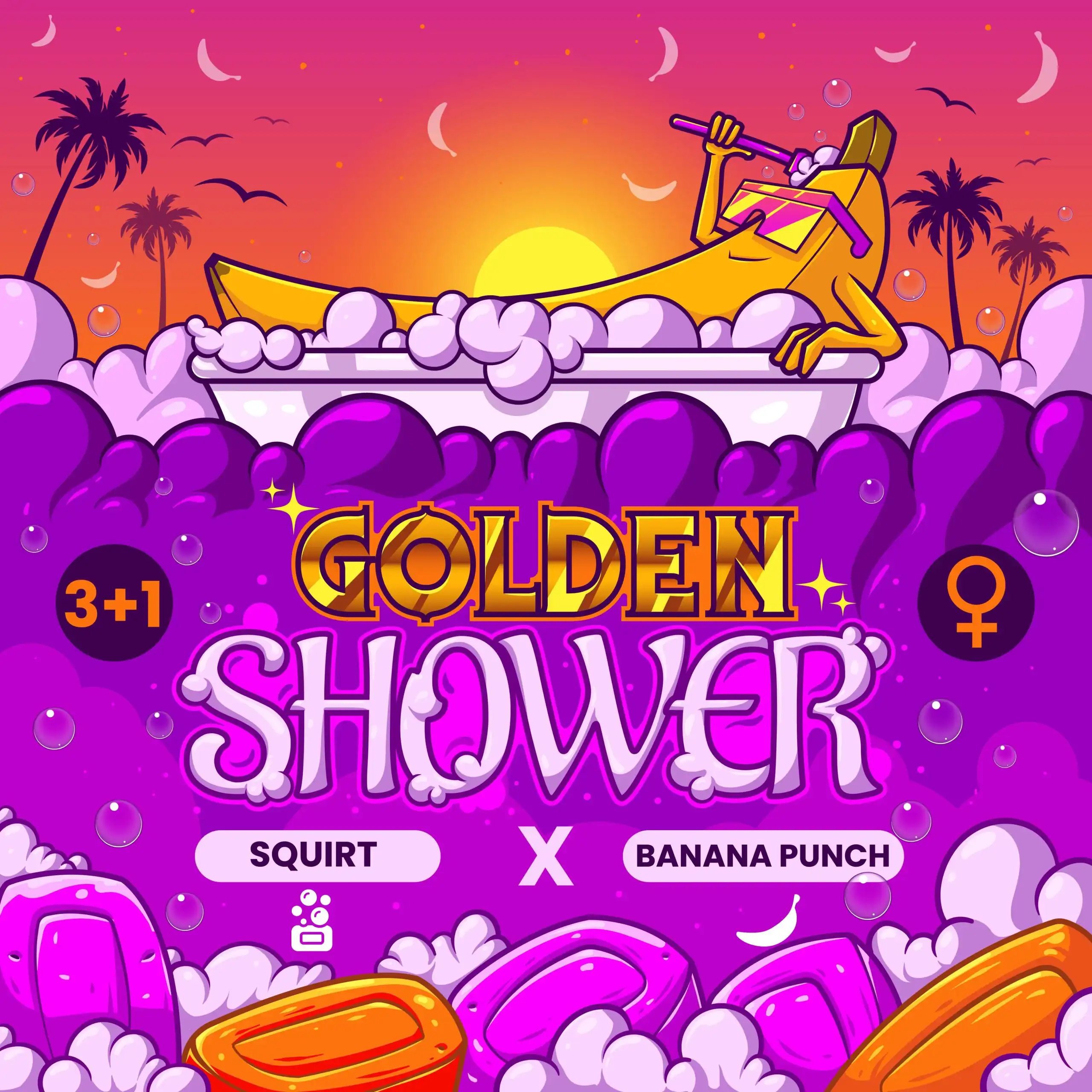 Small Batch Collect – Golden Shower 3+1 Fem
